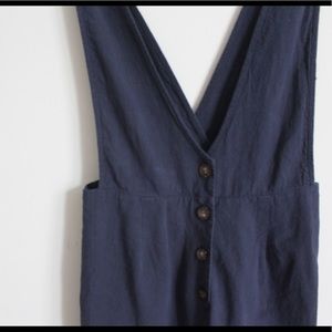 Sienna Sky Navy Blue Jumpsuit Size Medium